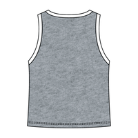 High Neck Rib Tank with Contrast Trim - The Collegiate Lineup