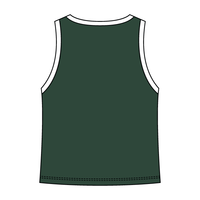 High Neck Rib Tank with Contrast Trim - The Collegiate Lineup