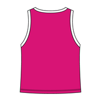 High Neck Rib Tank with Contrast Trim - The Collegiate Lineup
