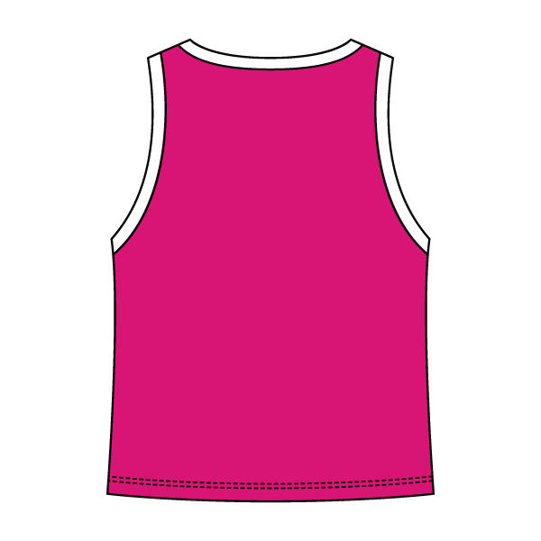 High Neck Rib Tank with Contrast Trim - The Collegiate Lineup