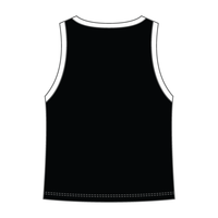 High Neck Rib Tank with Contrast Trim - The Collegiate Lineup