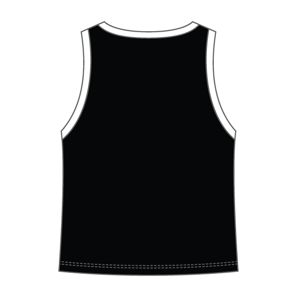 High Neck Rib Tank with Contrast Trim - The Collegiate Lineup