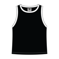 High Neck Rib Tank with Contrast Trim - The Collegiate Lineup