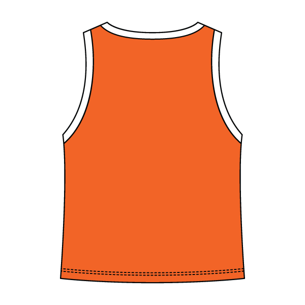 High Neck Rib Tank with Contrast Trim - The Collegiate Lineup