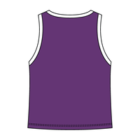 High Neck Rib Tank with Contrast Trim - The Collegiate Lineup