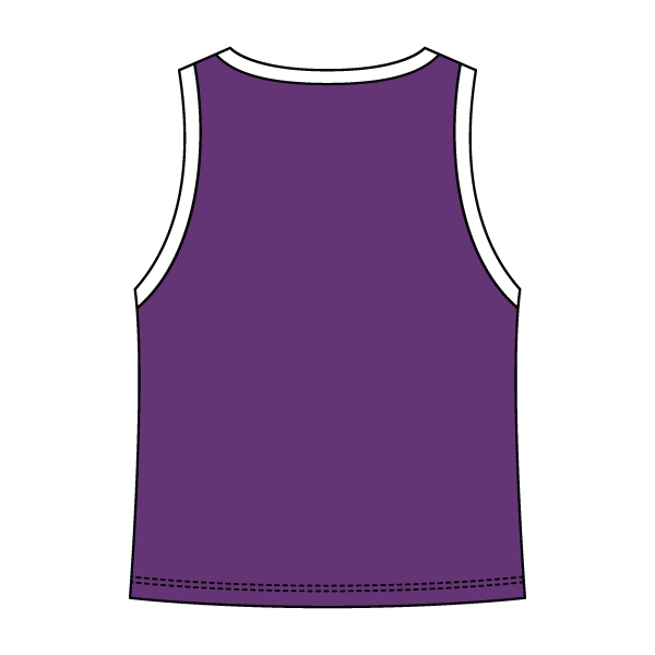 High Neck Rib Tank with Contrast Trim - The Collegiate Lineup