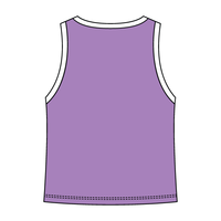 High Neck Rib Tank with Contrast Trim - The Collegiate Lineup