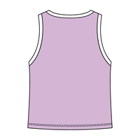 High Neck Rib Tank with Contrast Trim - The Collegiate Lineup