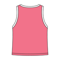 High Neck Rib Tank with Contrast Trim - The Collegiate Lineup