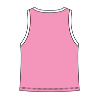 High Neck Rib Tank with Contrast Trim - The Collegiate Lineup