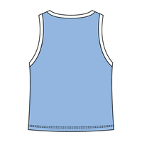 High Neck Rib Tank with Contrast Trim - The Collegiate Lineup