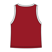 High Neck Rib Tank with Contrast Trim - The Collegiate Lineup