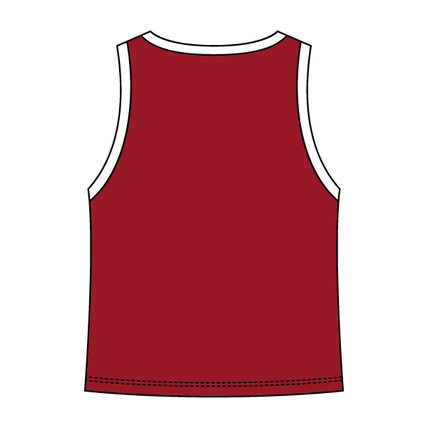 High Neck Rib Tank with Contrast Trim - The Collegiate Lineup