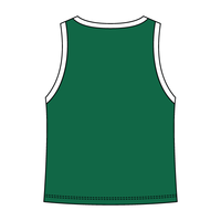 High Neck Rib Tank with Contrast Trim - The Collegiate Lineup
