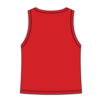 Ribbed High Neck Tank with Patch - The Collegiate Lineup