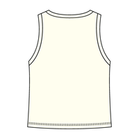 Ribbed High Neck Tank with Patch - The Collegiate Lineup
