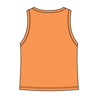 Ribbed High Neck Tank with Patch - The Collegiate Lineup