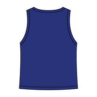 Ribbed High Neck Tank with Patch - The Collegiate Lineup