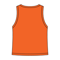Ribbed High Neck Tank with Patch - The Collegiate Lineup