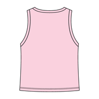 Ribbed High Neck Tank with Patch - The Collegiate Lineup