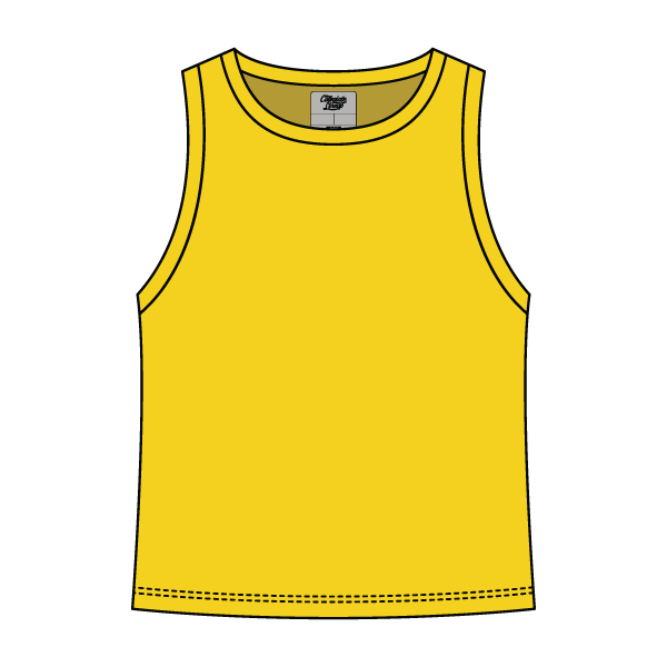 Ribbed High Neck Rib Tank - The Collegiate Lineup