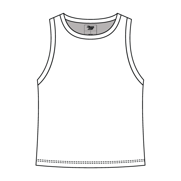 Ribbed High Neck Rib Tank - The Collegiate Lineup