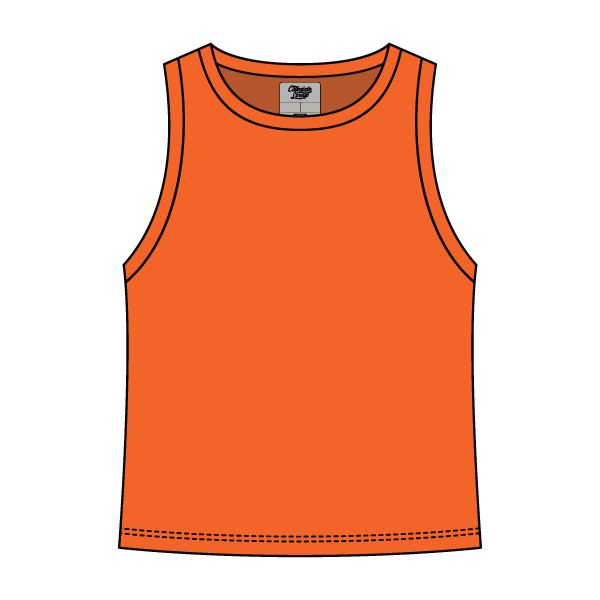 Ribbed High Neck Rib Tank - The Collegiate Lineup