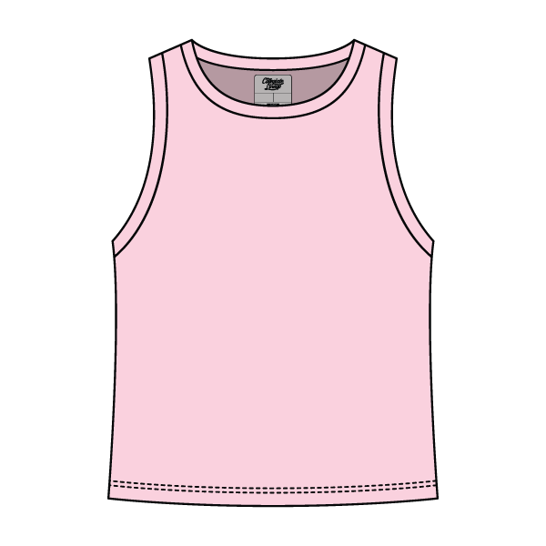 Ribbed High Neck Rib Tank - The Collegiate Lineup
