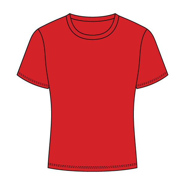 Ribbed Full Length Tee