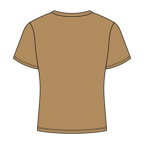 Ribbed Full Length Tee
