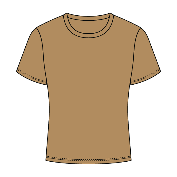 Ribbed Full Length Tee