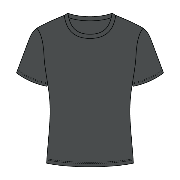 Ribbed Full Length Tee