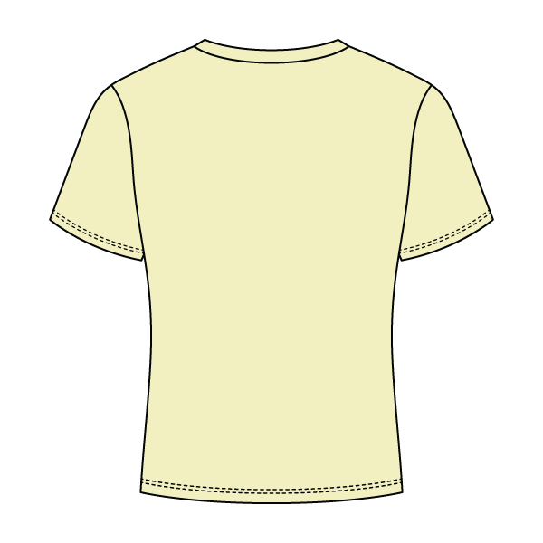 Ribbed Full Length Tee
