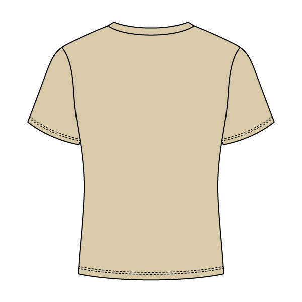 Ribbed Full Length Tee