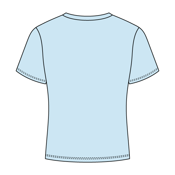 Ribbed Full Length Tee