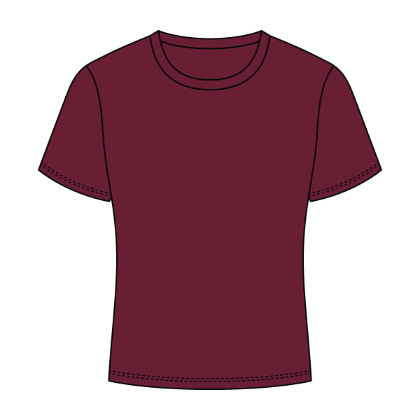 Ribbed Full Length Tee