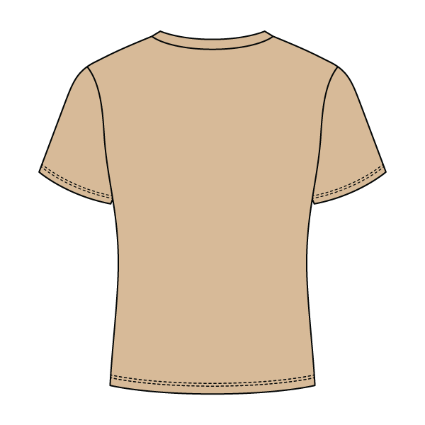 Ribbed Full Length Tee
