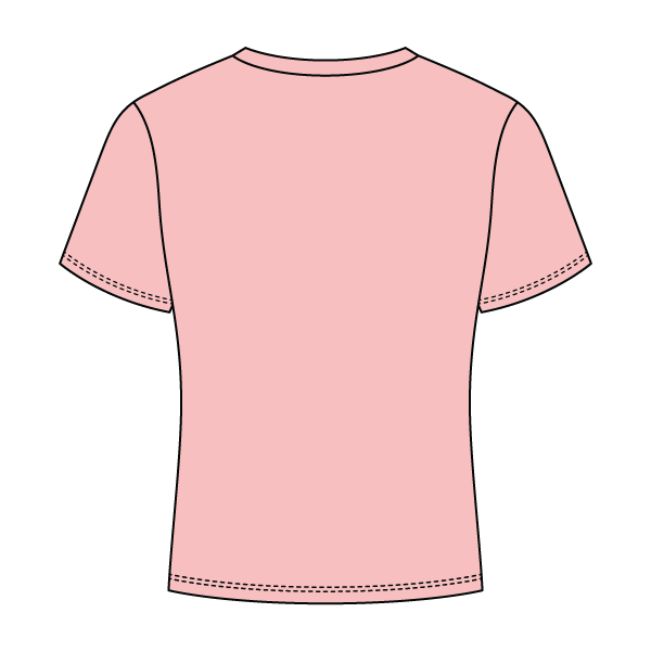 Ribbed Full Length Tee