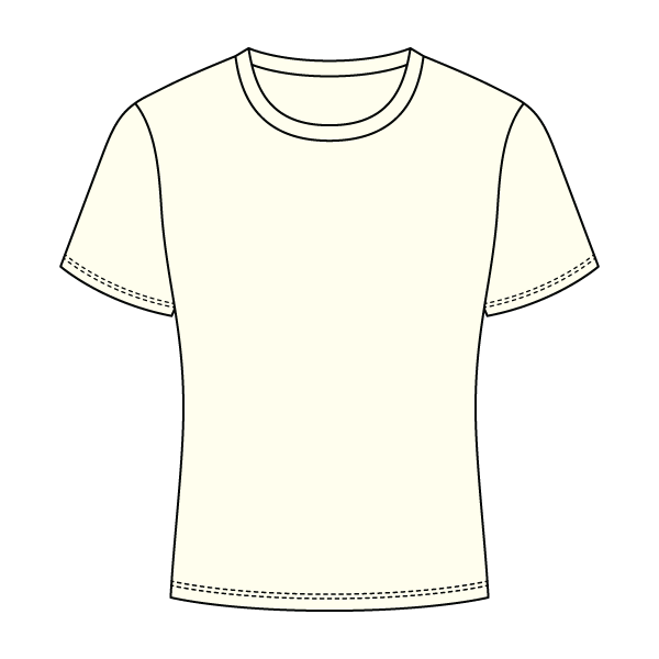 Ribbed Full Length Tee