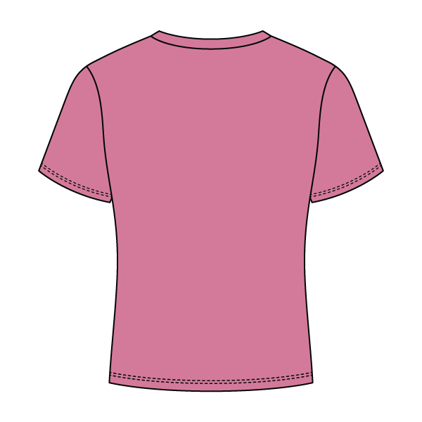 Ribbed Full Length Tee