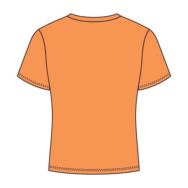 Ribbed Full Length Tee