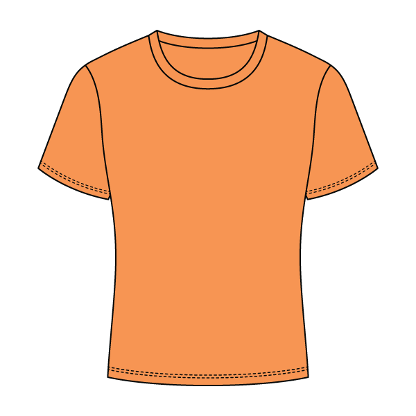 Ribbed Full Length Tee