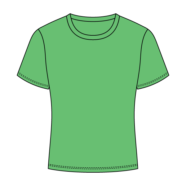 Ribbed Full Length Tee