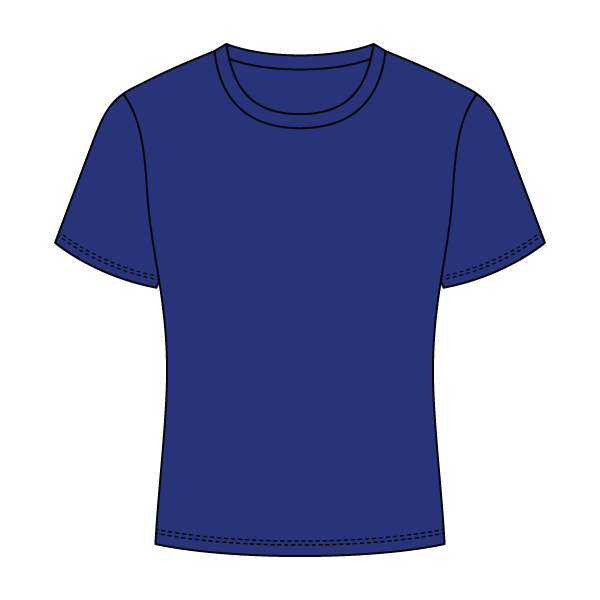 Ribbed Full Length Tee