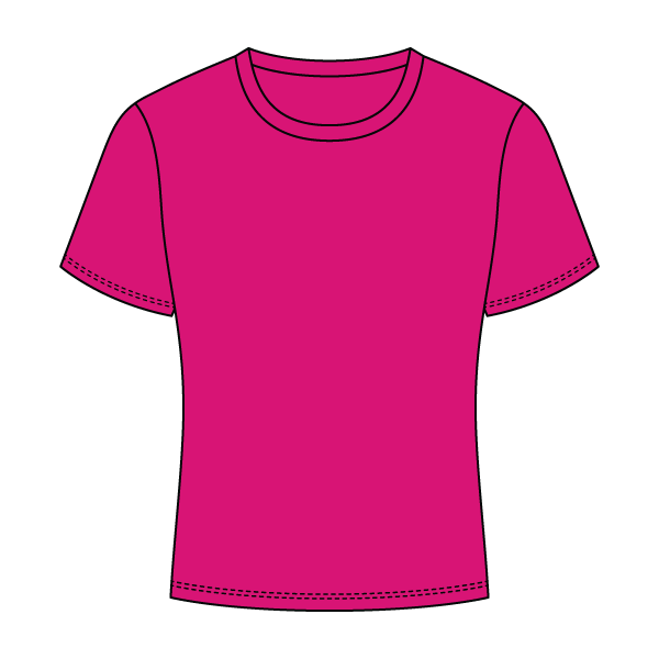 Ribbed Full Length Tee