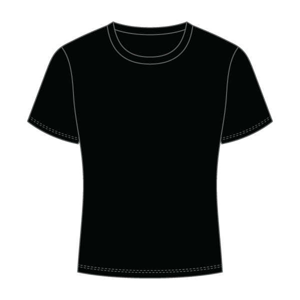 Ribbed Full Length Tee