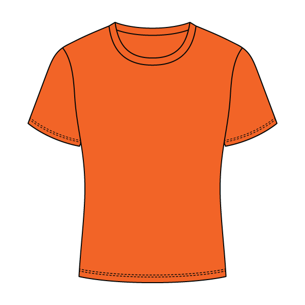 Ribbed Full Length Tee
