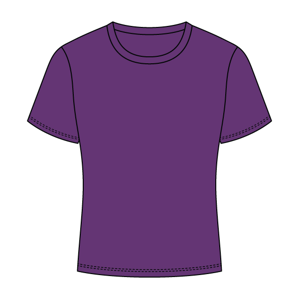 Ribbed Full Length Tee