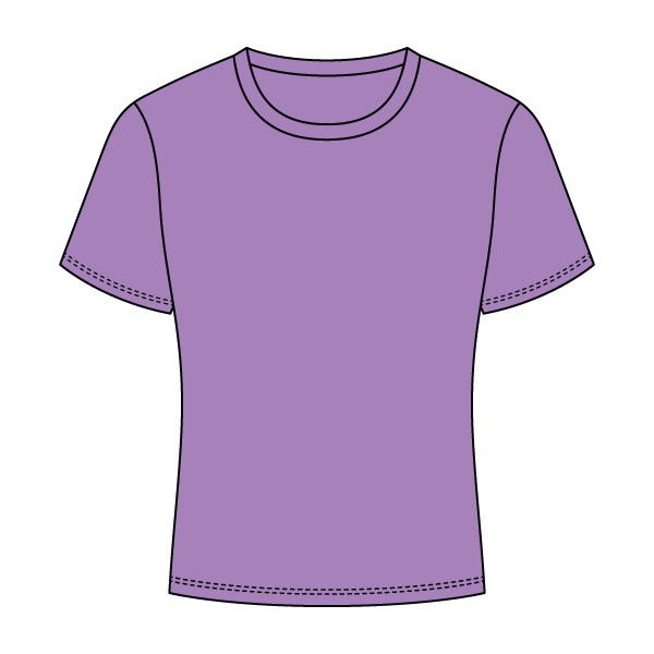 Ribbed Full Length Tee