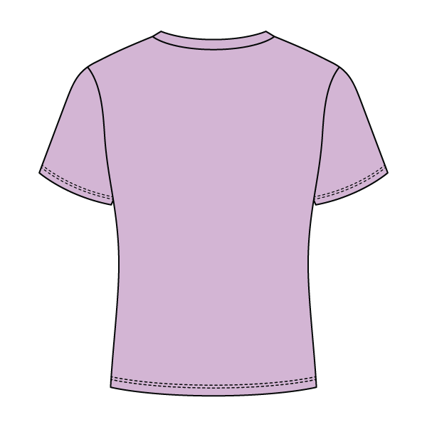 Ribbed Full Length Tee